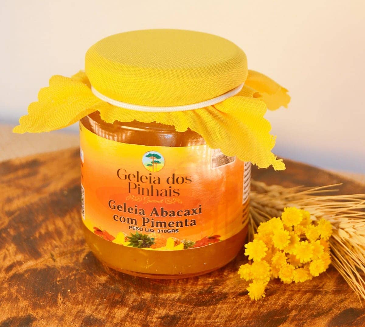 Geleia de Abacaxi com Pimenta 